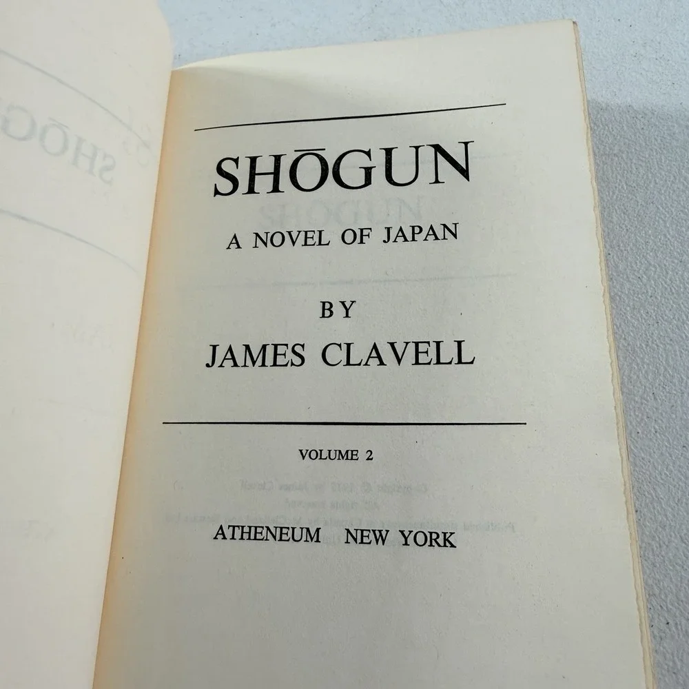 Shogun: A Novel Of‎ Japan - Volume 2 by James Clavell, 1975 HC DJ